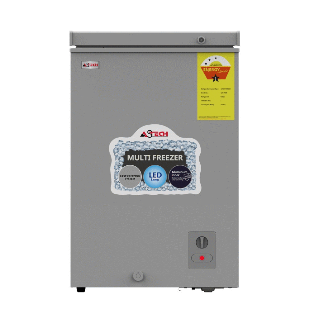 CONGELATEUR ASTECH HORIZONTAL 160L GRIS CH160IG
