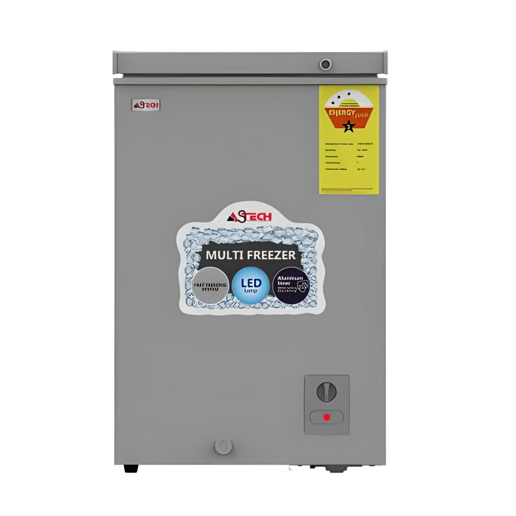 CONGELATEUR ASTECH HORIZONTAL 200LITRES GRIS CH195W
