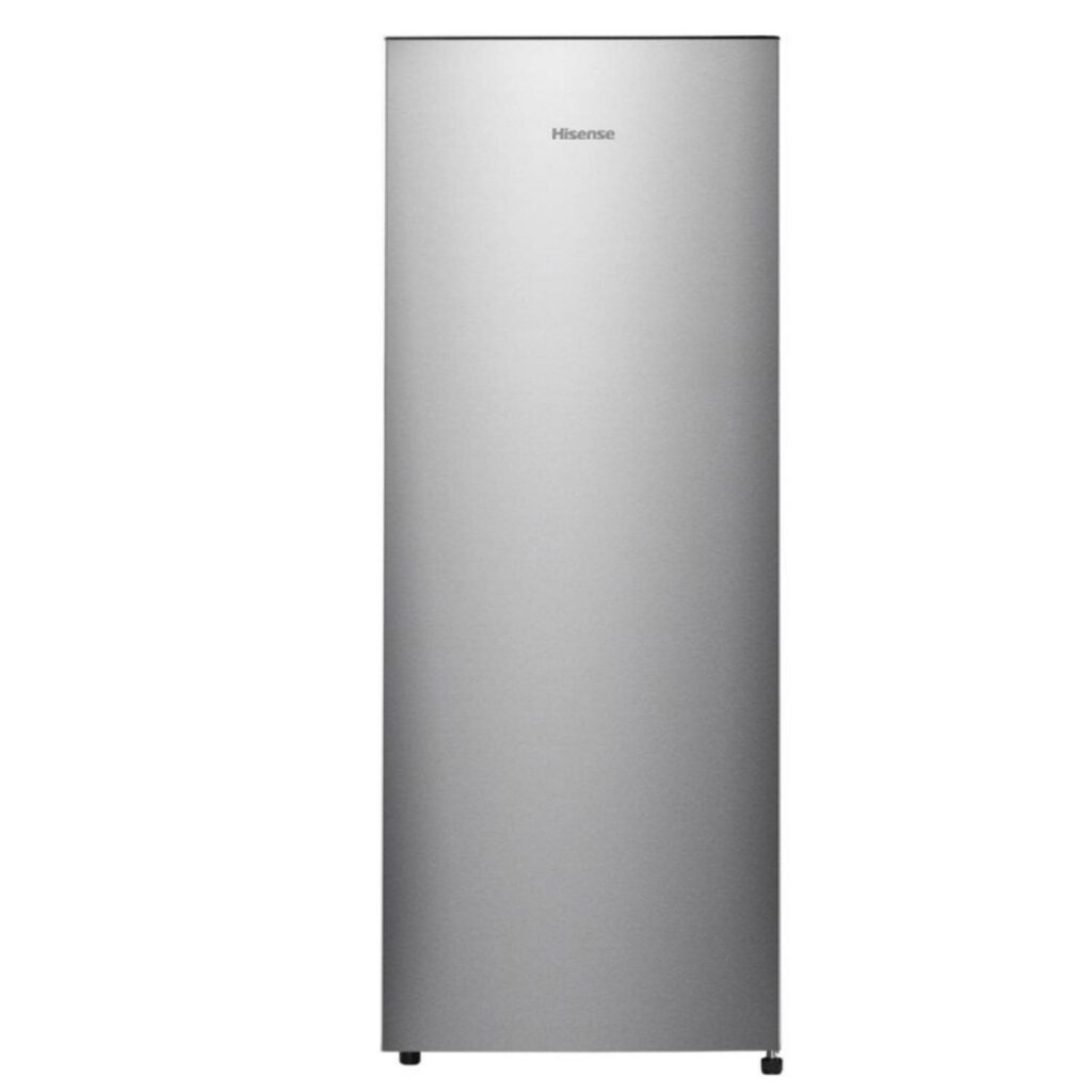 CONGELATEUR HISENSE VERTICAL 5TIROIRS 157LITRES DEFROST GRIS RS20DC4SA
