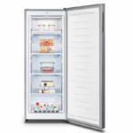 CONGELATEUR HISENSE VERTICAL 5TIROIRS 157LITRES DEFROST GRIS RS20DC4SA