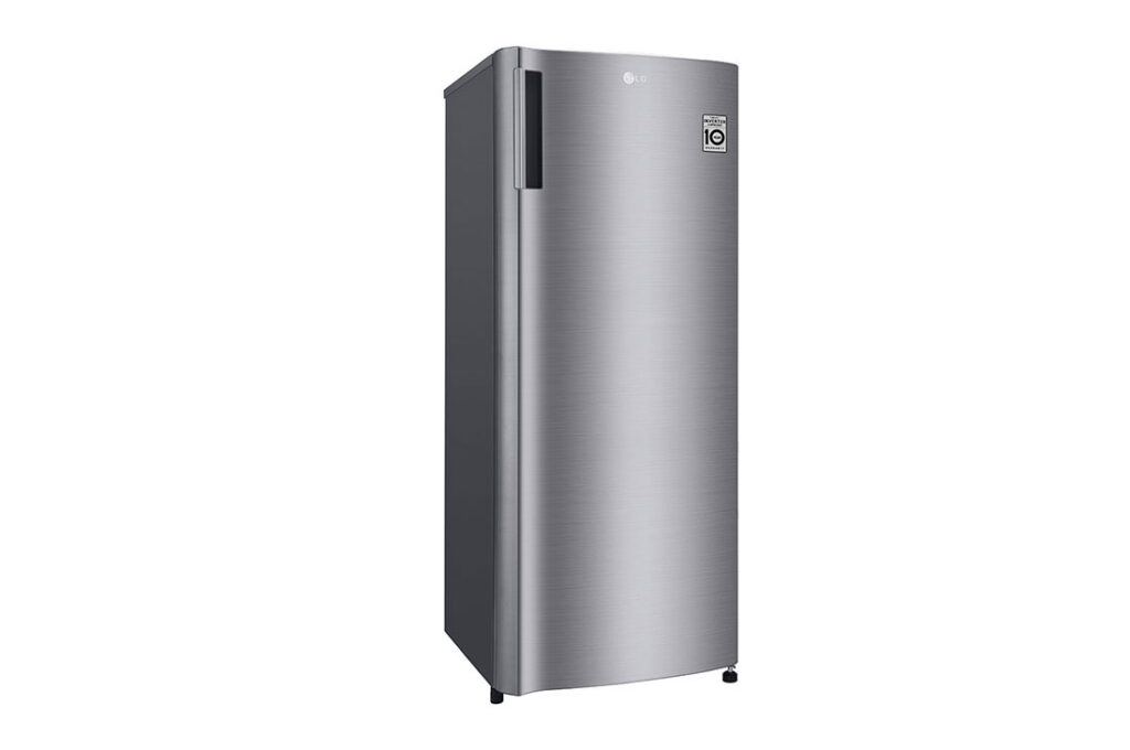 CONGELATEUR LG VERTICAL 7TIROIRS PLAQUE ALUMINIUM GRIS GN304SL