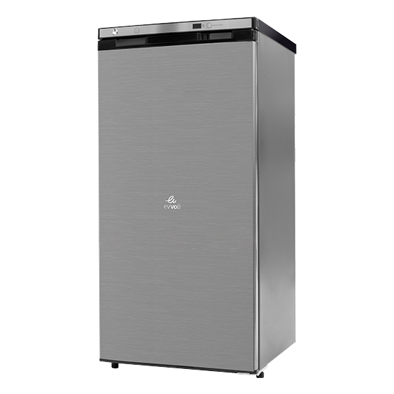 CONGELATEUR / REFRIGERATEUR EVVOLI VERTICAL 1PORTE 8T 195LITRES 2EN1 GRIS EVRFZU195S