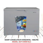 CONGELATEUR SHARP HORIZONTAL 400LITRES GRIS SCFK400XLS2