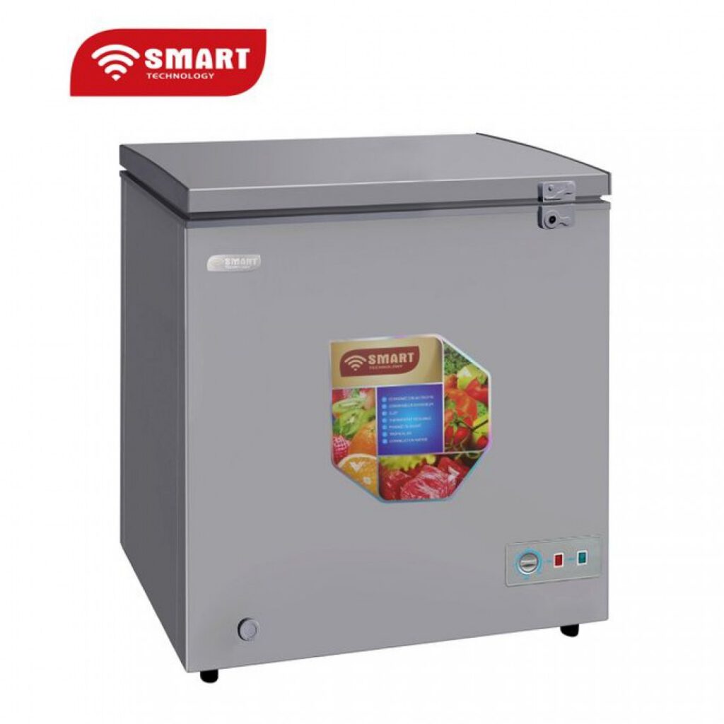 CONGELATEUR SMART TECHNOLOGY HORIZONTAL 150LITRES GRIS STCC255