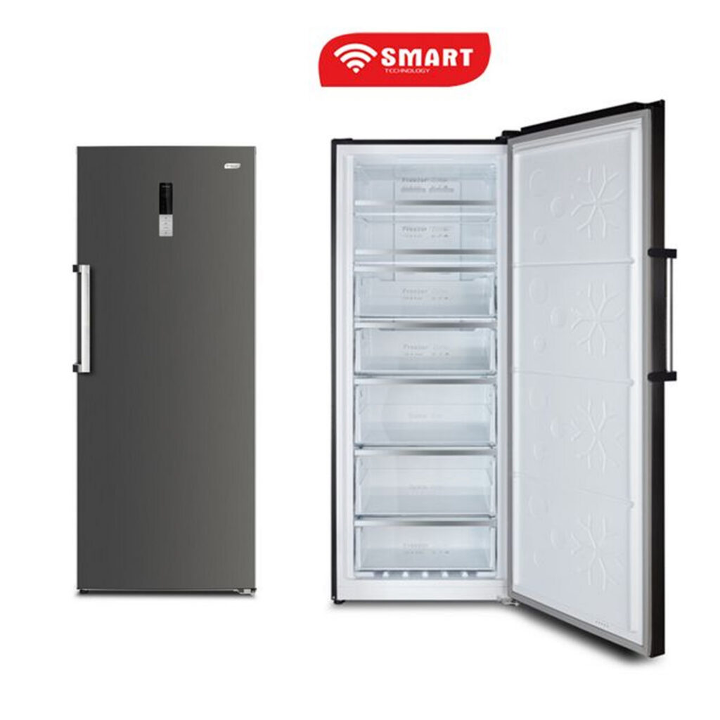 CONGELATEUR SMART TECHNOLOGY VERTICAL 7TIROIRS NOFROST GRIS STCD-899NFM