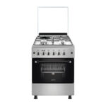 CUISINIERE ASTECH 4FEUX 60X60 3FEUX GAZ 1FEUX ELECTRIQUE + FOUR A GAZ EL31GEL