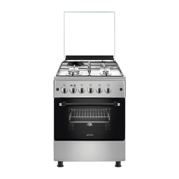 CUISINIERE ASTECH 4FEUX 60X60 3FEUX GAZ 1FEUX ELECTRIQUE + FOUR A GAZ EL31GEL