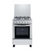CUISINIERE ASTECH 4FEUX 60X60 A GAZ AVEC FOUR A GAZ INOX MIS CSI60MS