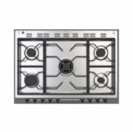 CUISINIERE BEKO 5FEUX 90X60 A GAZ FULL OPTION VENTILO+ FOUR ELECTRIQUE INOX BGM11226EX