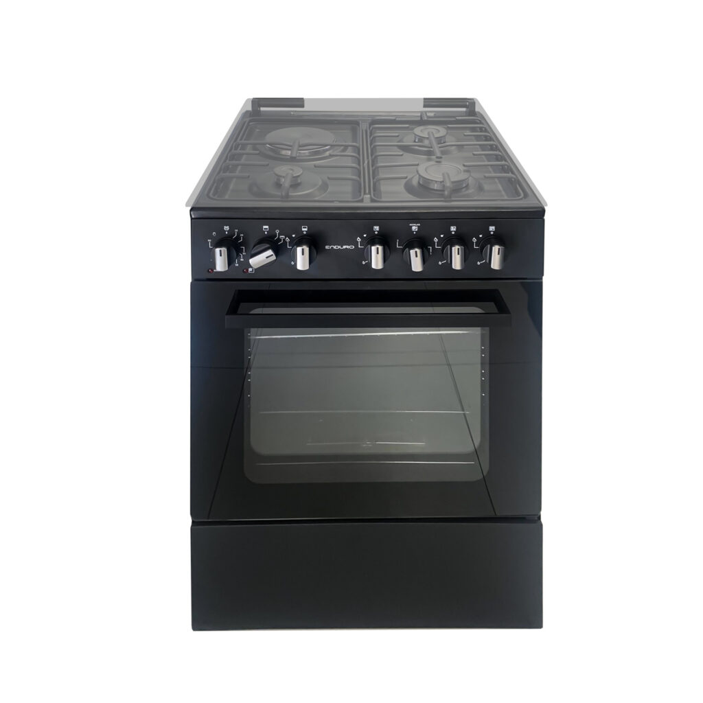 CUISINIERE ENDURO 4FEUX 60X60 3F A GAZ 1F ELECTRIQUE + FOUR A GAZ AFS6031G
