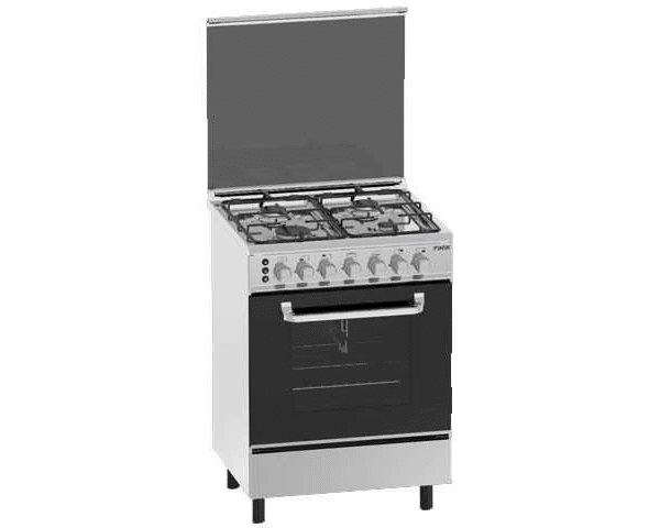 CUISINIERE FINIX 4FEUX 60X60 A GAZ GRIS G64NC-M