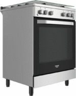 CUISINIERE HOTPOINT 4FEUX A GAZ 60X60 FOUR A GAZ GRIS HS67G2PMX/IT/1