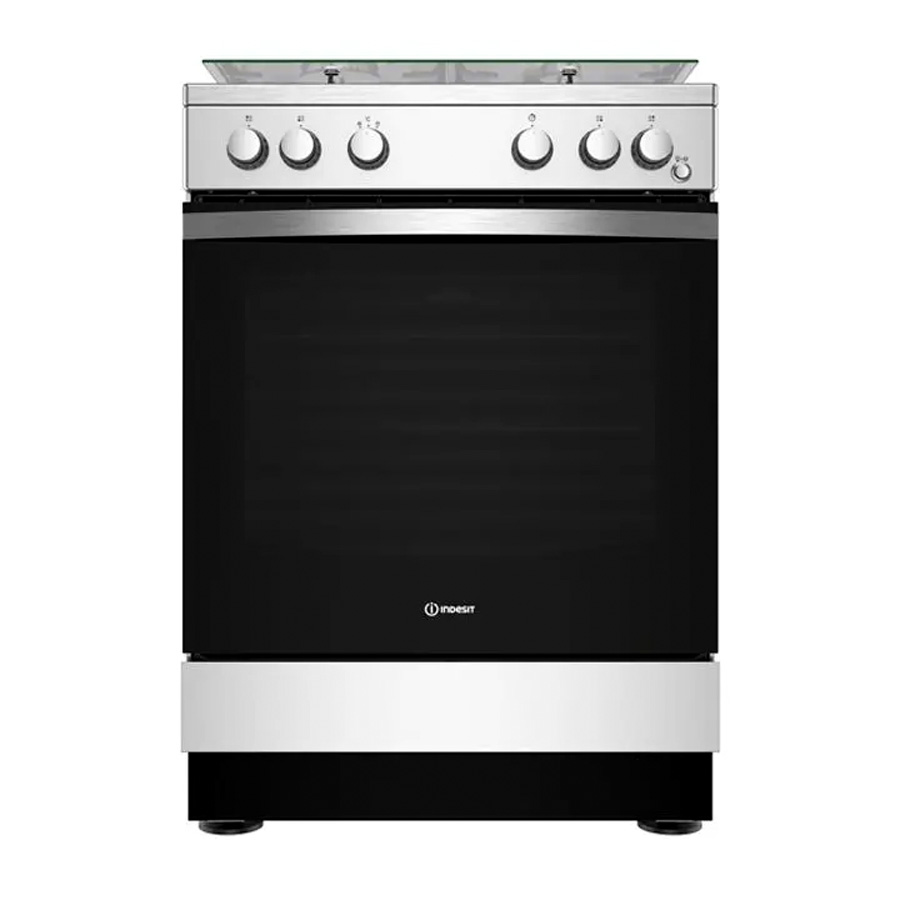 CUISINIERE INDESIT 4FEUX A GAZ 60X60 FOUR A GAZ GRIS IS67G1PCX/MEA