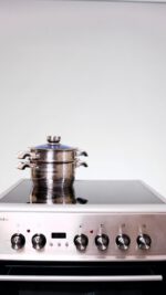 CUISINIERE TECHNOLUX INDUCTION 4FEUX ELECTRIQUE 60X60 GRIS TCX66FSXVTC