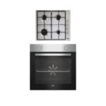 FOUR BEKO ENCASTRABLE ELECTRIQUE + PLAQUE A GAZ 4FEUX BBSP11030X