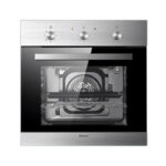 FOUR HISENSE ENCASTRABLE ELECTRIQUE 60X60 NOIR GRIS SS HBO60203