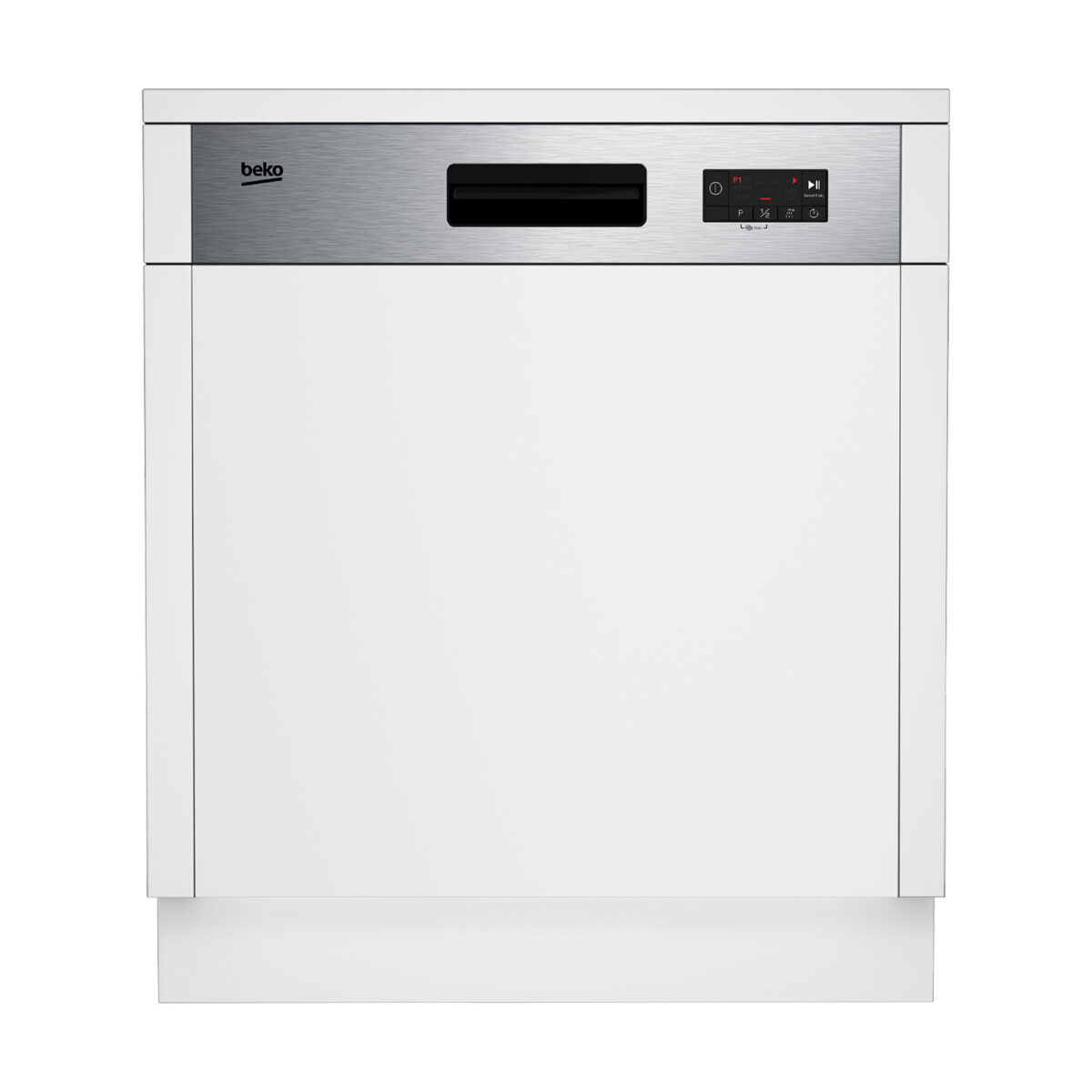 LAVE VAISSELLE BEKO SEMI ENCASTRABLE 13 COUVERTS A++ GRIS BDSN153E3X