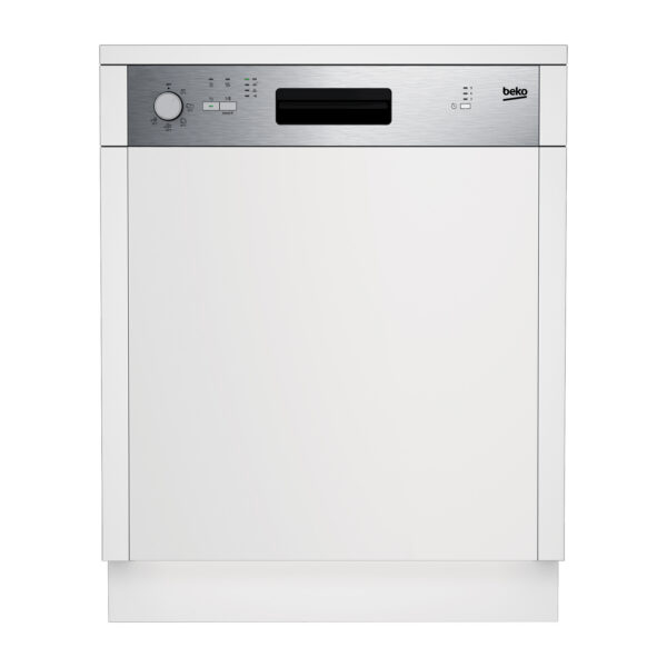 LAVE VAISSELLE BEKO SEMI ENCASTRABLE 13 COUVERTS + BANDEAU AP DSN05311X
