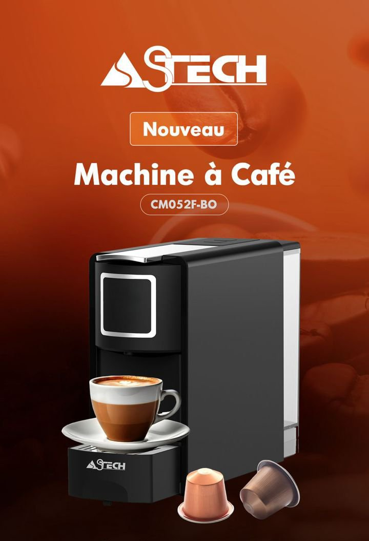 MACHINE A CAFE ASTECH AVEC CAPSULE NESPRESSO CM052FBO
