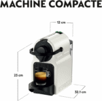 MACHINE A CAFE NESPRESSO INISSIA BLANC YY1530FD