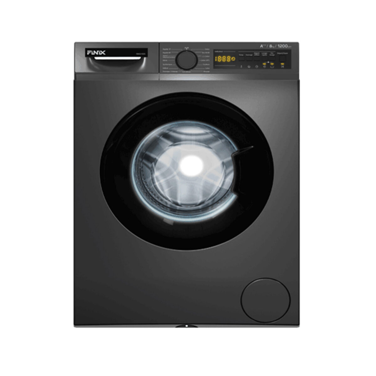 MACHINE A LAVER FINIX 12KG INVERTER GRIS FIN120IXDA05E