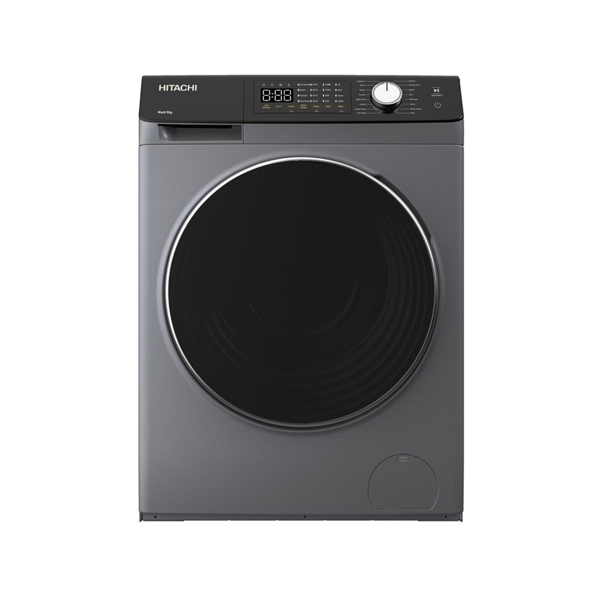 MACHINE A LAVER HITACHI 10KG INVERTER GRIS NOIR BD1054HVOS