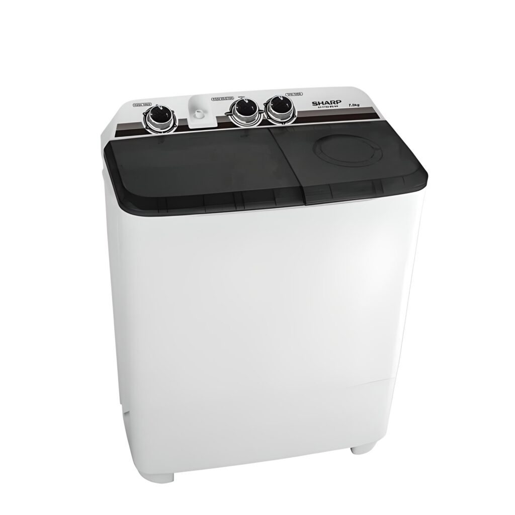 MACHINE A LAVER SHARP 7KG SEMI AUTOMATIC BLANC EST75XWNBK