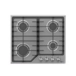 PLAQUE ENCASTRABLE ROCH 4FEUX 60X60 A GAZ SHINY RBH60FIE