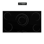 PLAQUE INDUCTION VERTA 5FEUX 90X60 ELECTRIQUE VITROCERAMIQUE NOIR MS293