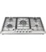 PLAQUE TECHNOLUX ENCASTRABLE 5FEUX 90X60 A GAZ INOX TEC5GG