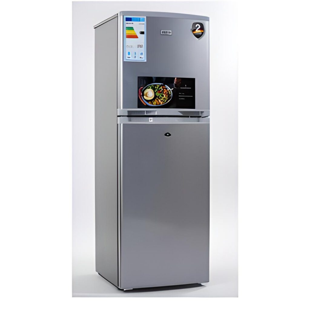 REFRIGERATEUR ELACTRON 2PORTES GRIS 156TMI18