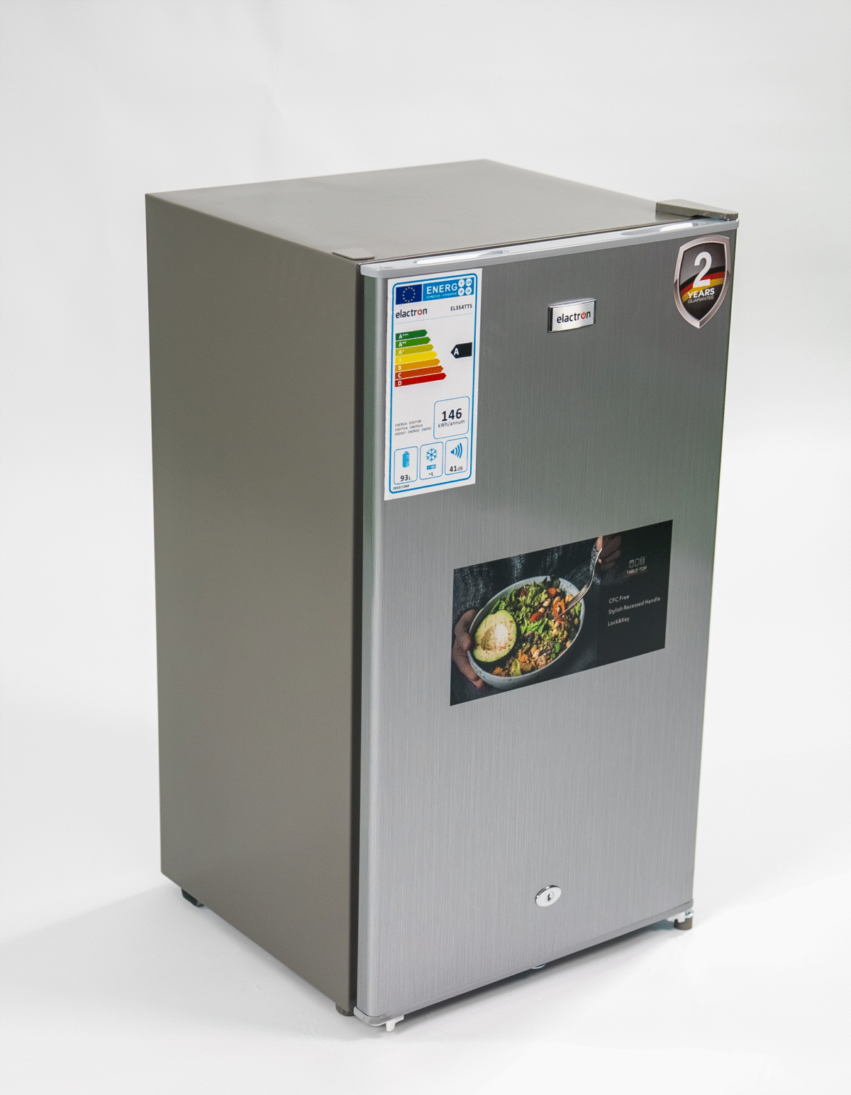 REFRIGERATEUR ELACTRON BAR 1PORTE GRIS EL356TTI
