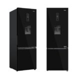 REFRIGERATEUR HAIER COMBINE AVEC FONTAINE NOIR HRF-B379