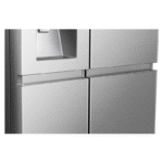 REFRIGERATEUR HISENSE SIDE BY SIDE 4PORTES 628L AVEC FONTAINE INOX INVERTER WIFI RS82WS4SB