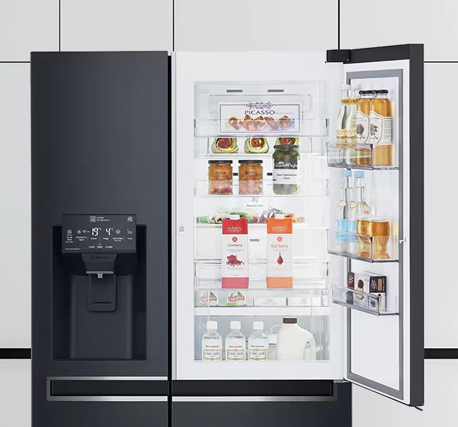 REFRIGERATEUR LG SIDE BY SIDE AVEC FONTAINE GC287 SQUV