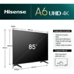 TELEVISEUR HISENSE 85 » LED SMART VIDAA UHD 4K 85A6N