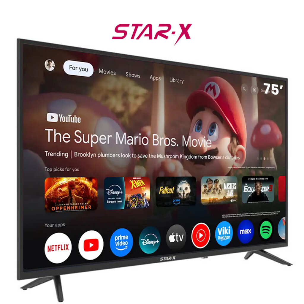 TELEVISEUR STAR X 75 » SMART GOOGLE TV 75UH680G