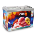 CONGELATEUR ASTECH HORIZONTAL 400LITRES VITRINE FH400VD/FH400LPAA