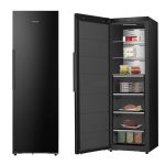 CONGELATEUR/REFRIGERATEUR HISENSE VERTICAL COMBINE 4TIROIRS NOFROST NOIR FT5K310GSFC