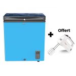 CONGELATEUR WALTON COFFRE 145LITRES BLEU WCF1D5DELXX