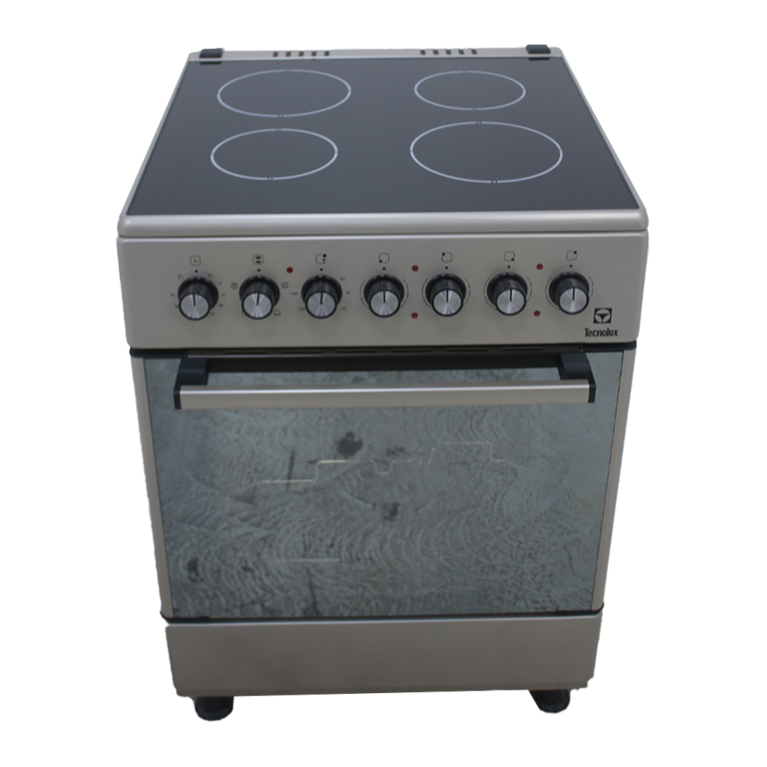 CUISINIERE TECNOLUX 4FEUX 60X60 INDUCTION INOX VF6054XXVG