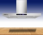 HOTTE DE CUISINE TECHNOLUX 90X60 AVEC SORTIE GRIS TEC90SS