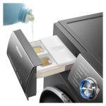 MACHINE A LAVER HISENSE 12KG/8KG SECHAGE FRONT LOAD GRIS WD5I1245BB
