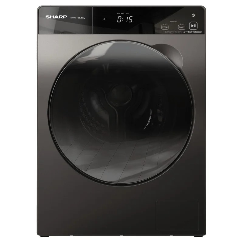 MACHINE A LAVER SHARP 10.5KG/7KG SECHAGE TECHNOLOGY GRIS NOIR 1054KJZS
