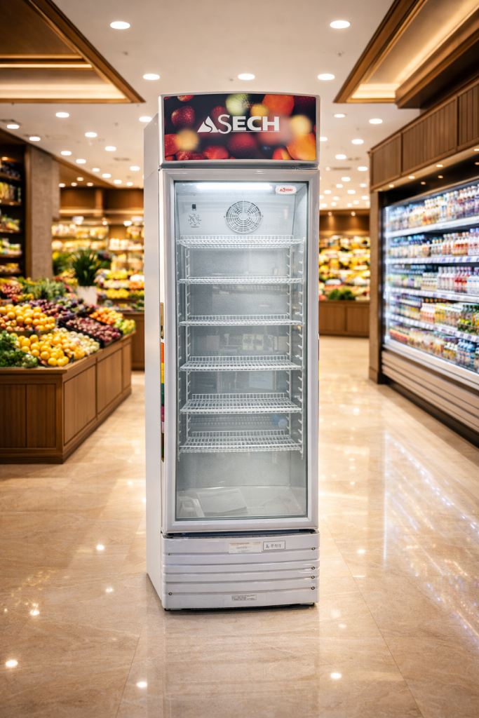 REFRIGERATEUR ASTECH 1PORTE 384LITRES VITRINE FV384AC