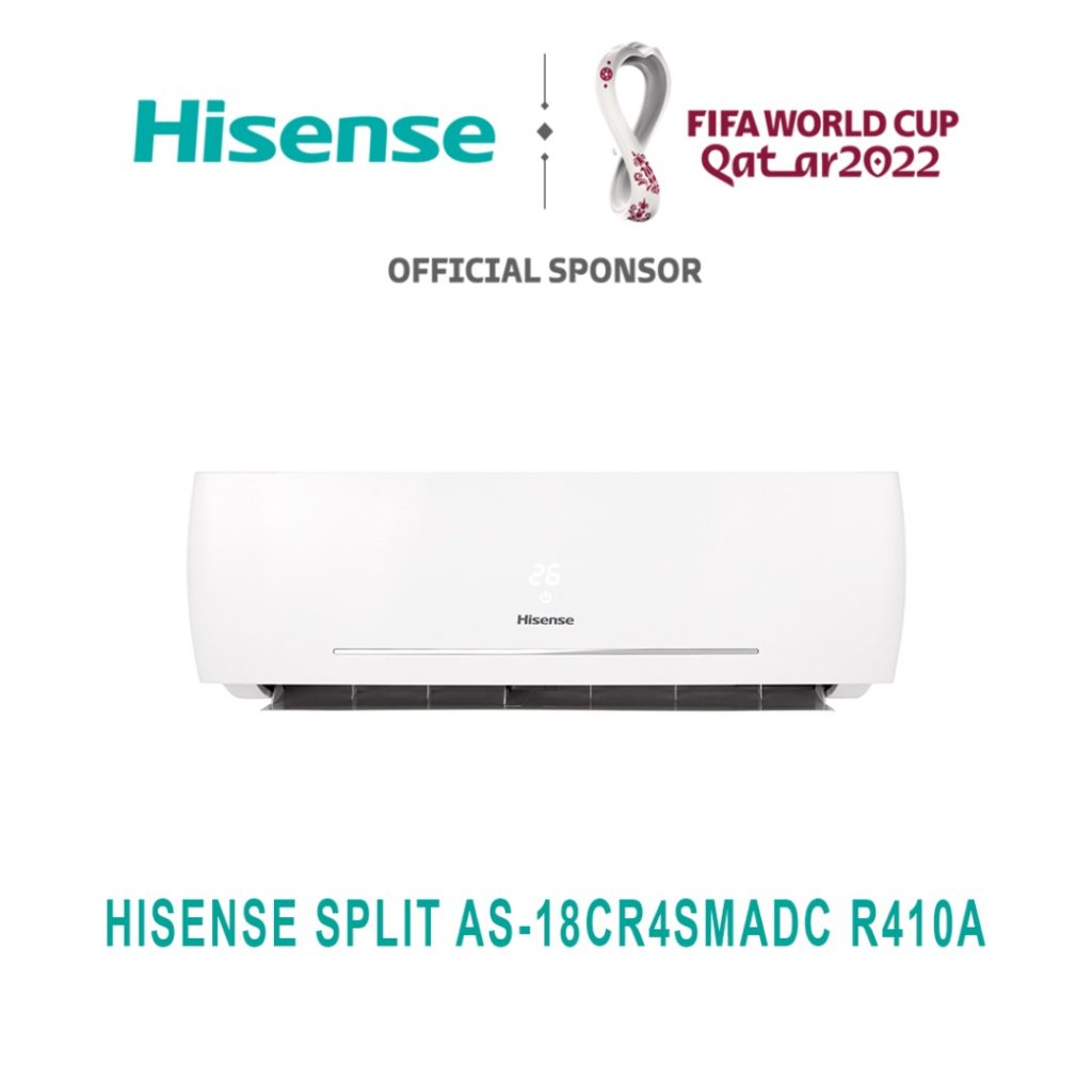 SPLIT HISENSE 18000BTU 2CV R410A AS18CR4SMADC