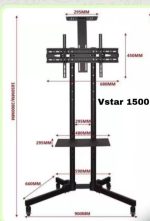 TABLE SUPPORT TELEVISEUR 32 » 70 » VSTAR 1500