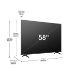 TELEVISEUR HISENSE 58 » LED UHD 4K SMART VIDAA 58A6N