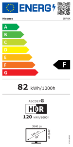 TELEVISEUR HISENSE 58 » LED UHD 4K SMART VIDAA 58A6N