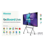 TELEVISEUR HISENSE 75 » WHITEBOARD SMART UHD 4K TACTIL 75MR6DE